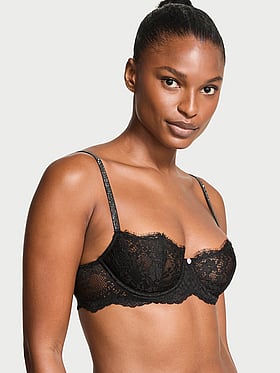 Wicked Twinkle Lace Unlined Balconette Bra