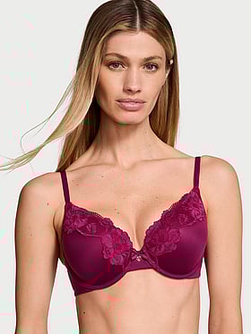 Perfect Shape Lace-Trim Push-Up Bra