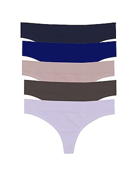 5-Pack Regular Rise Thong Panties