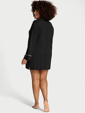 SoSoft™ Modal Button-Front Sleepshirt