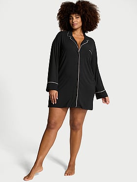 SoSoft™ Modal Button-Front Sleepshirt