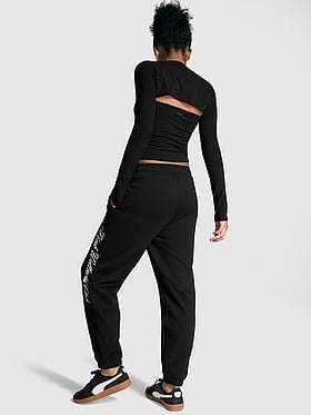 (SS) by42DPD Accent Pink Independent Midweight Fleece Joggers