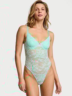 Tease Lace Demi Bodysuit