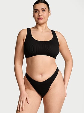 Crinkle Brazilian Bikini Bottom