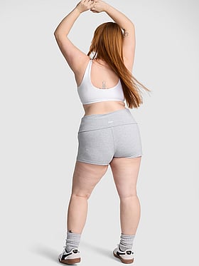 All-Day Cotton Foldover 3" Bike Shorts