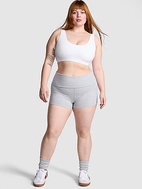 All-Day Cotton Foldover 3" Bike Shorts