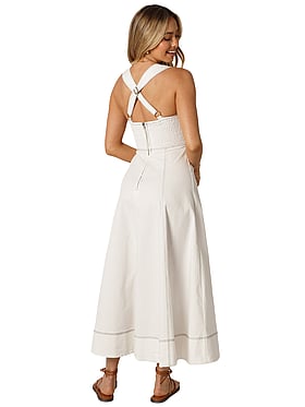 Everly Crossback Midi Dress