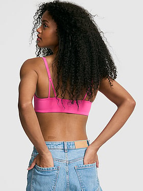 Bralette/soutien-gorge De Sport Victoria's Secret PINK - Vert, Neuf Avec étiquettes