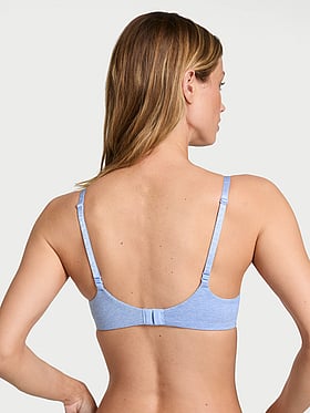 Cotton Logo Hardware Lightly Lined Wireless Bra