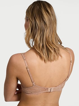 Rose Lace Uplift Balconette Bra