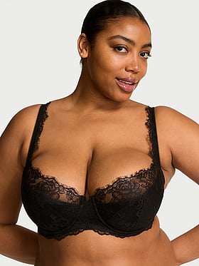 Rose Lace Uplift Balconette Bra