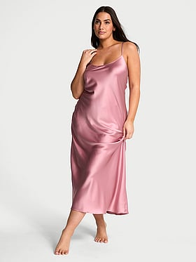 Satin Long Slip