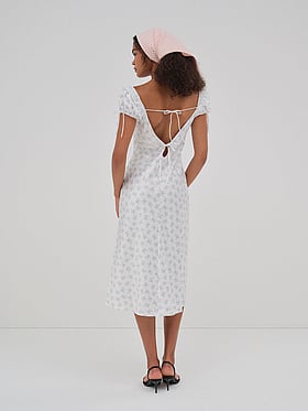 Sweet Escape Eyelet Slip Dress