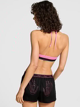 Flannel Boxy Pajama Shorts