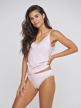 Seamless Lace Cami Set