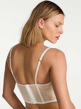 Peony Embroidery Corset Top