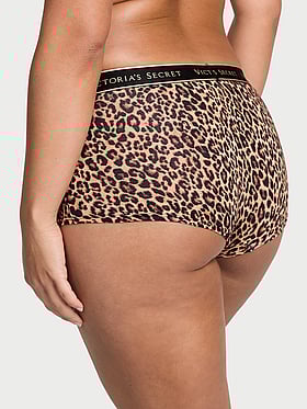 Logo Cotton Boyshort Panty