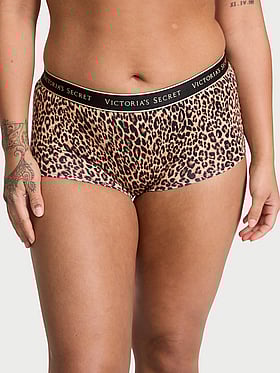 Logo Cotton Boyshort Panty