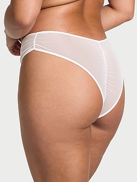 Peony Embroidery Brazilian Panty