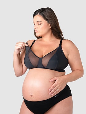 Flawless Full Cup Plunge Wirefree Nursing Bra