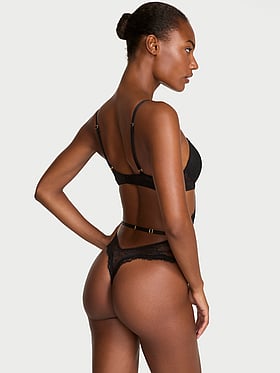 Rose Lace Push-Up Teddy