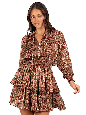 Alby Long-Sleeve Mini Dress