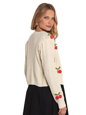 Trudie Cherry Cardigan