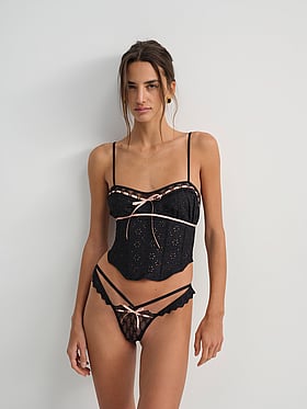 Elena Eyelet Bustier