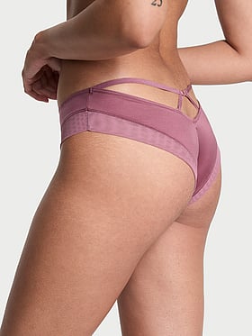 Smooth Mesh-Trim Cheeky Panty
