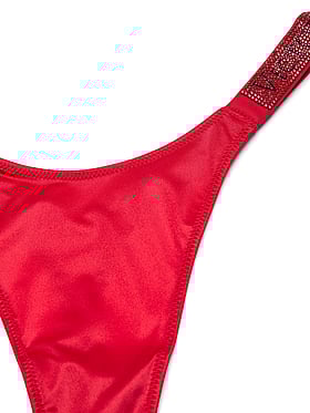 Shine Strap Thong Panty