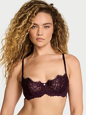 Wicked Unlined Lace Balconette Bra