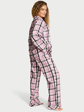Flannel Long Pajama Set
