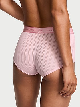 Ultra-Fine Modal Logo Boyshort Panty