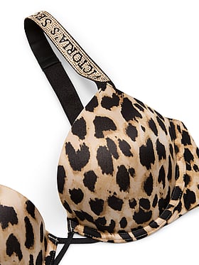 Bombshell Logo Shine Strap Add-2-Cups Push-Up Bra