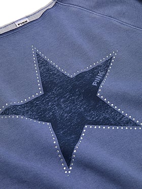 Ivy Fleece Off-The-Shoulder Sweatshirt