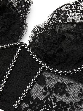 Twinkle Lace Cap-Sleeve Corset Top