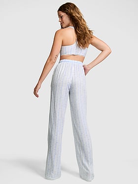 PINK x LoveShackFancy Silky Sleep Pants