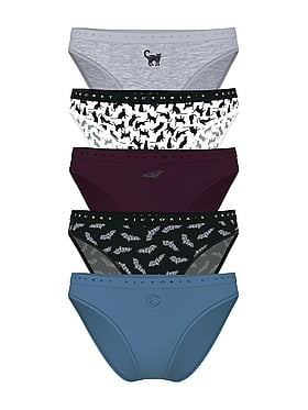5-Pack Stretch Cotton Bikini Panties