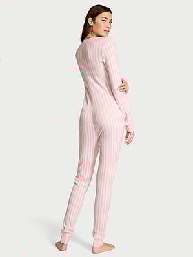 Thermal Henley Long Onesie