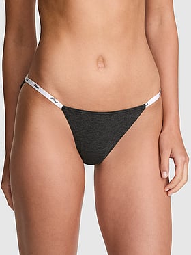 Logo Cotton String Bikini Panty