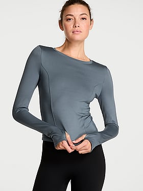 VSX Essential Long-Sleeve Cut-Out Top