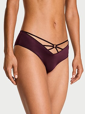 Strappy Ring Hardware Open-Back Cheeky Panty