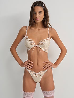 Flyaway Bow Underwire Bra