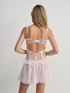 Flyaway Bow Slip Dress