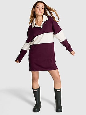 Oversized Rugby Polo Dress