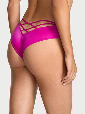 Strappy-Back High-Leg Cheeky Panty
