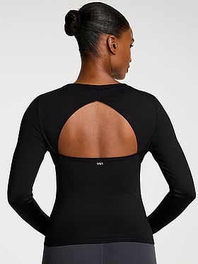 VSX Essential Long-Sleeve Cut-Out Top