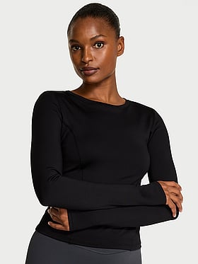 VSX Essential Long-Sleeve Cut-Out Top