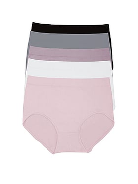 5-Pack Full Coverage Brief Panties