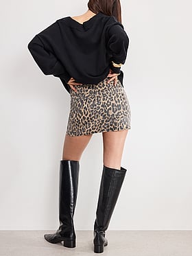 Leopard Good 90s Mini Skirt